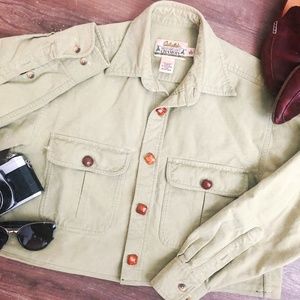 Cotton Long Sleeve Button Down Shirt (Vintage)